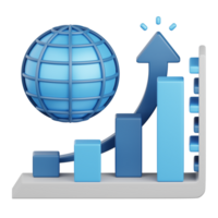 3d Rendern Netz Analytik isoliert nützlich zum Digital Marketing, Werbung, Technologie, seo, Webseite, Internet, Optimierung, online, Netzwerk und andere png