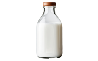 AI generated Isolated Milk Bottle PNG on Transparent Background