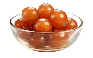 ai genererad gulab jamun isolerat på transparent bakgrund png