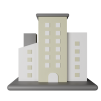 Real Estate 3D Icon Illustration png