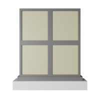 finestra 3d icona illustrazione png