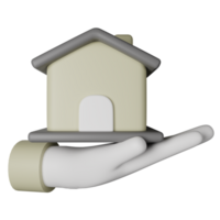 Estate Agent 3D Icon Illustration png