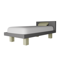 cama 3d ícone ilustração png