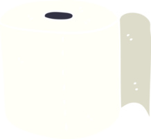 cartoon doodle toilet roll png