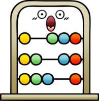 gradient shaded cartoon abacus png