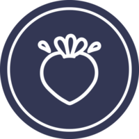Kreisförmiges Symbol für frisches Obst png
