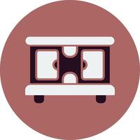 Tv Stand Vector Icon