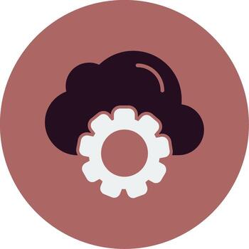 Cloud Computing Vector Icon