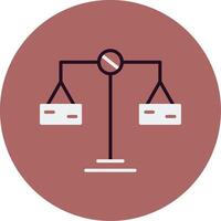 Balance Scale Vector Icon