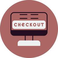Checkout Vector Icon