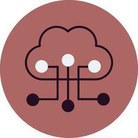 Cloud Configuration Vector Icon