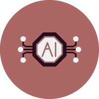 Artificial Intelligence Vector Icon