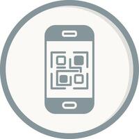 icono de vector de código qr