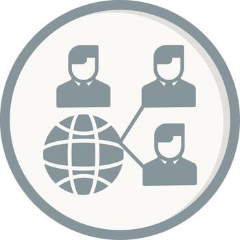 icono de vector de red