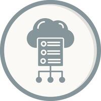 Cloud Server Vector Icon