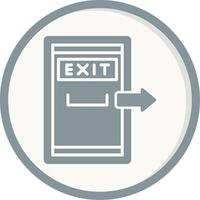 Exit Door Vector Icon