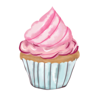 Rosa Cupcake Clip Kunst png