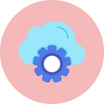 Cloud Computing Vector Icon