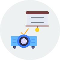 icono de vector de proyector