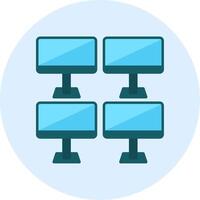 Monitors Vector Icon