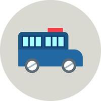 Prison Bus Vector Icon