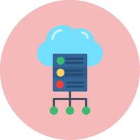 Cloud Server Vector Icon