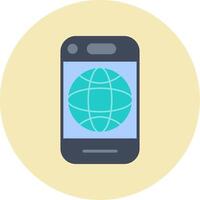 Mobile Internet Vector Icon