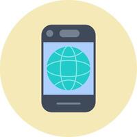 Mobile Internet Vector Icon