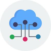 Cloud Configuration Vector Icon