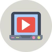 icono de vector de vídeo