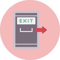 Exit Door Vector Icon