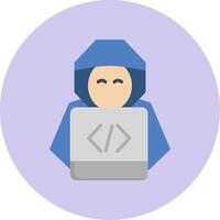 icono de vector de hacker