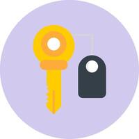 Room Key Vector Icon