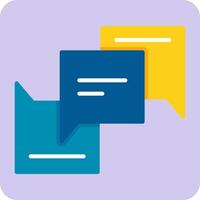 Speech Bubbles Vector Icon