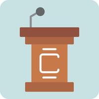 Lectern Vector Icon