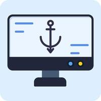 Anchor Text Vector Icon