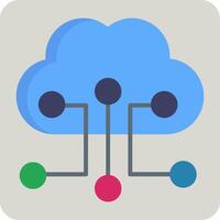 Cloud Configuration Vector Icon