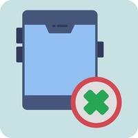 No Cellphone Vector Icon