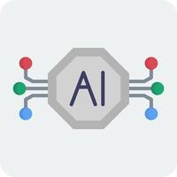 Artificial Intelligence Vector Icon