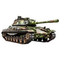 AI generated 3D Rendering of a War Tank on Transparent Background - Ai Generated png