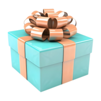 AI generated 3D Rendering of a Gift Boxes on Transparent Background - Ai Generated png