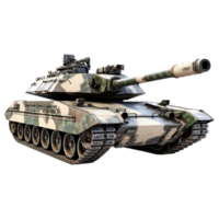 AI generated 3D Rendering of a War Tank on Transparent Background - Ai Generated png