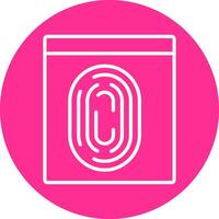 Fingerprint Vector Icon