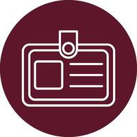 Identification Card Vector Icon