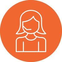 Customer Service Agent Vector Icon