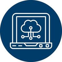 Cloud Computing Vector Icon