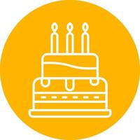 Birthday Cake Vector Icon