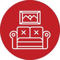 Sofa Vector Icon