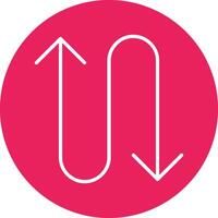 Zigzag Vector Icon