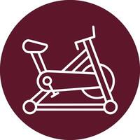 Stationary Bike Vector Icon